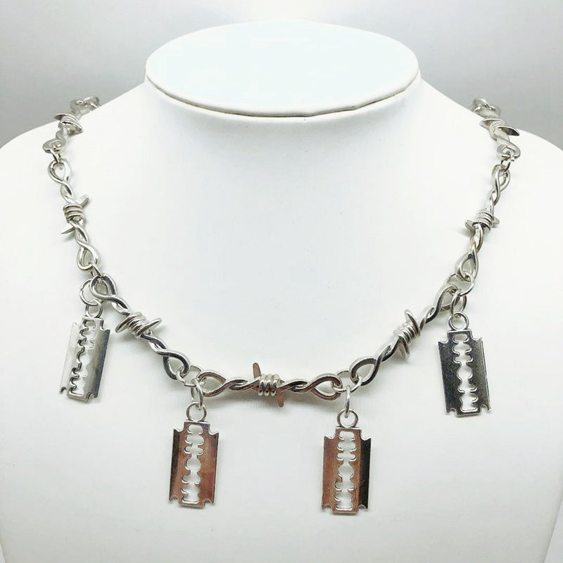 Wholesale Hip Hop Thorn Necklace for Men and Women